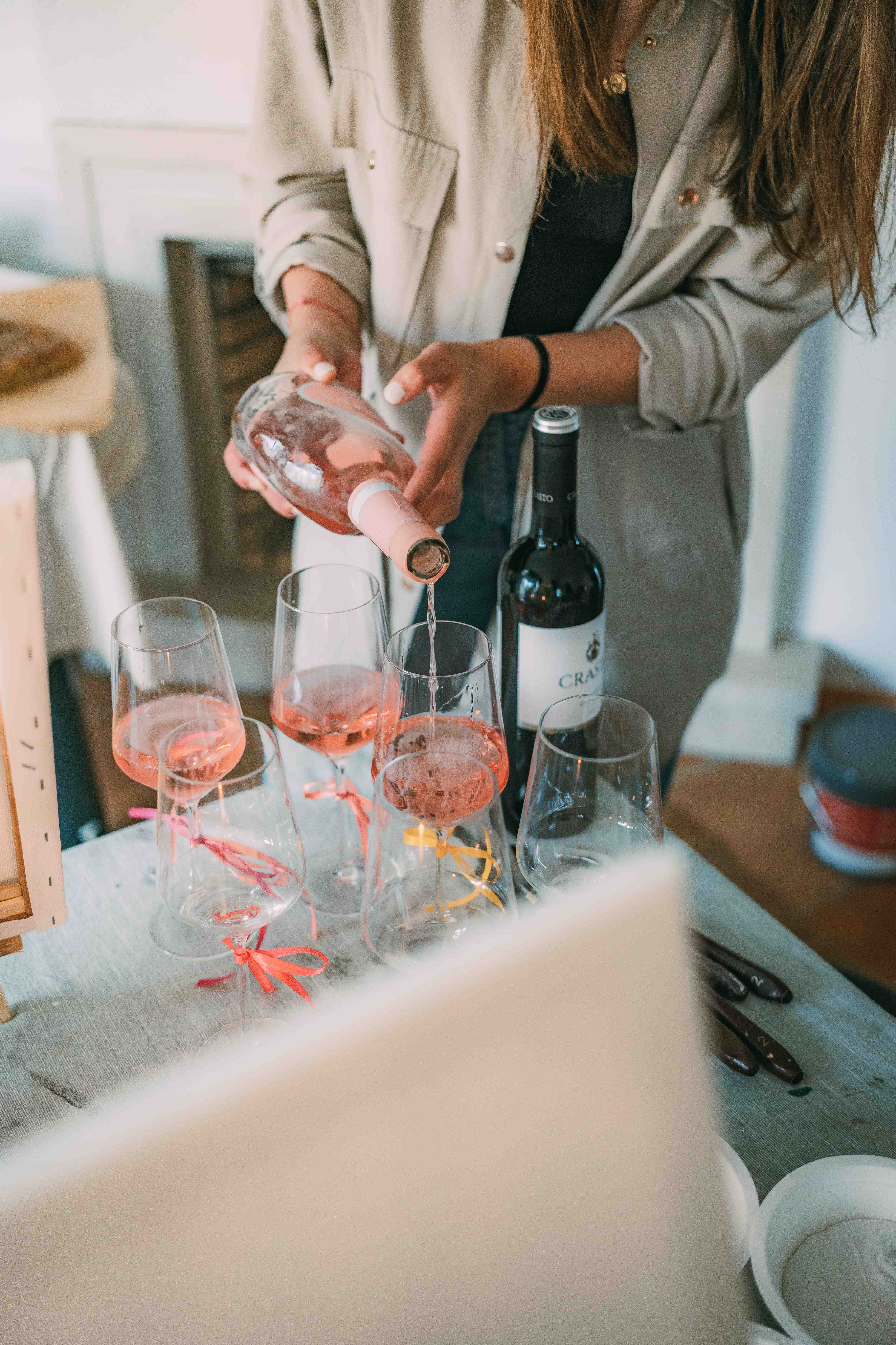 Wine pouring